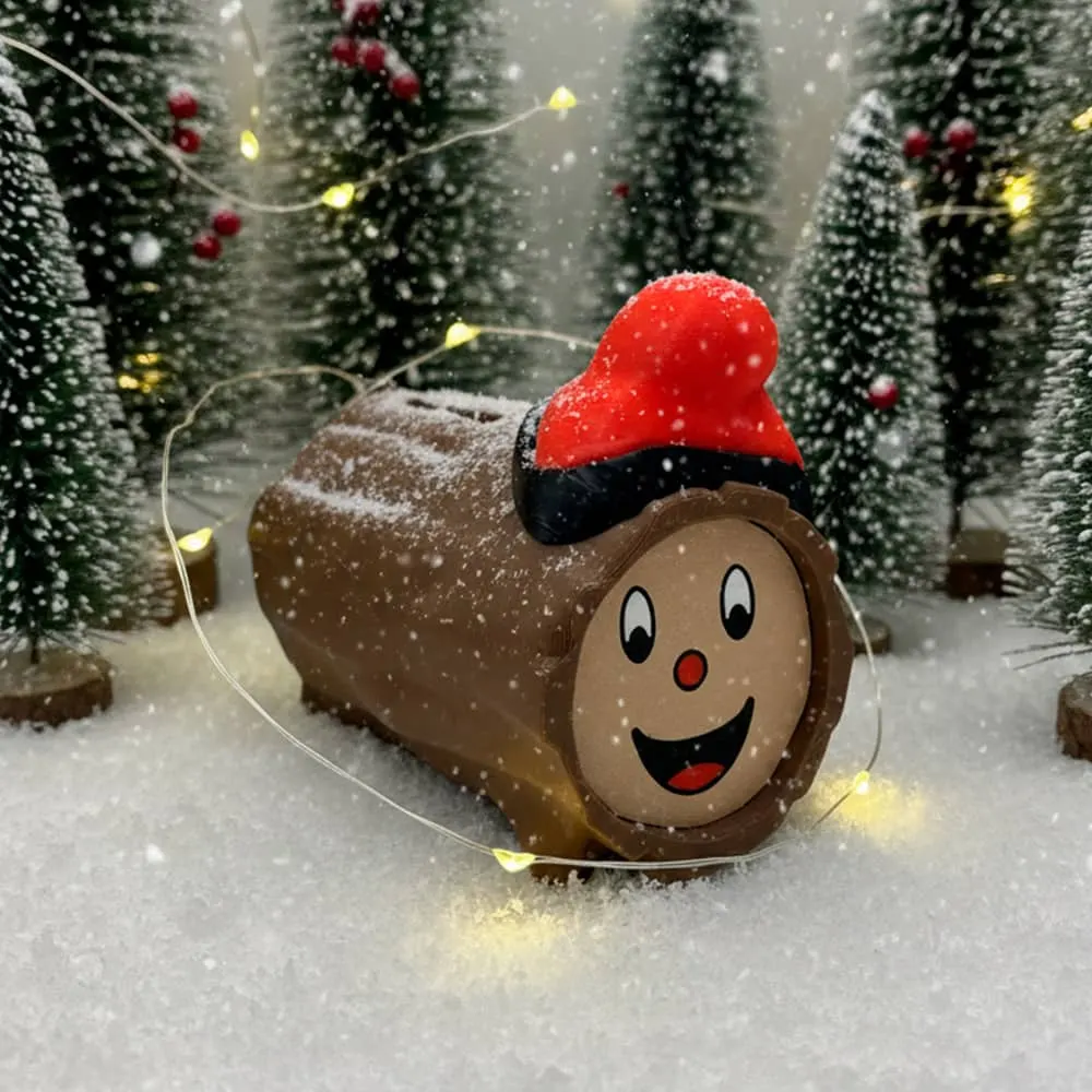Hucha Tió de Nadal impreso en 3D