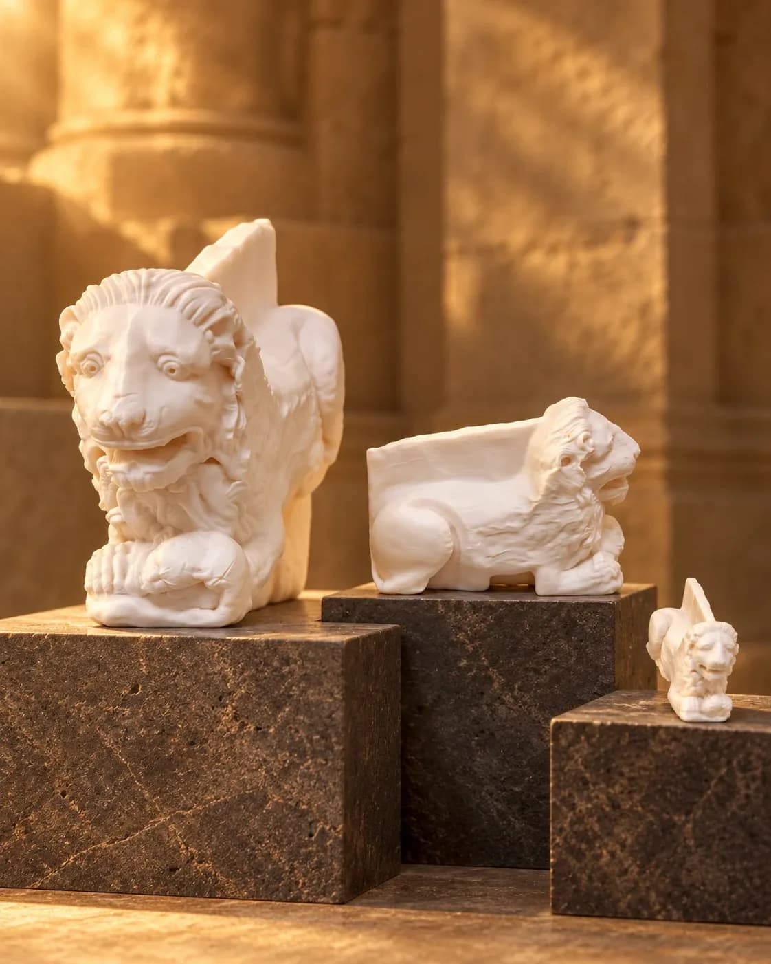 León de Cástulo impreso en 3D