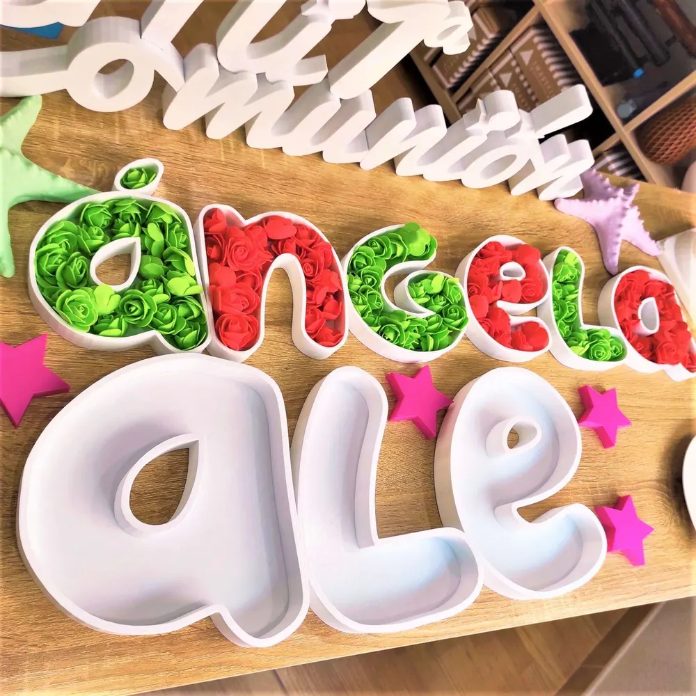 Letras para candy bar (precio por letra)