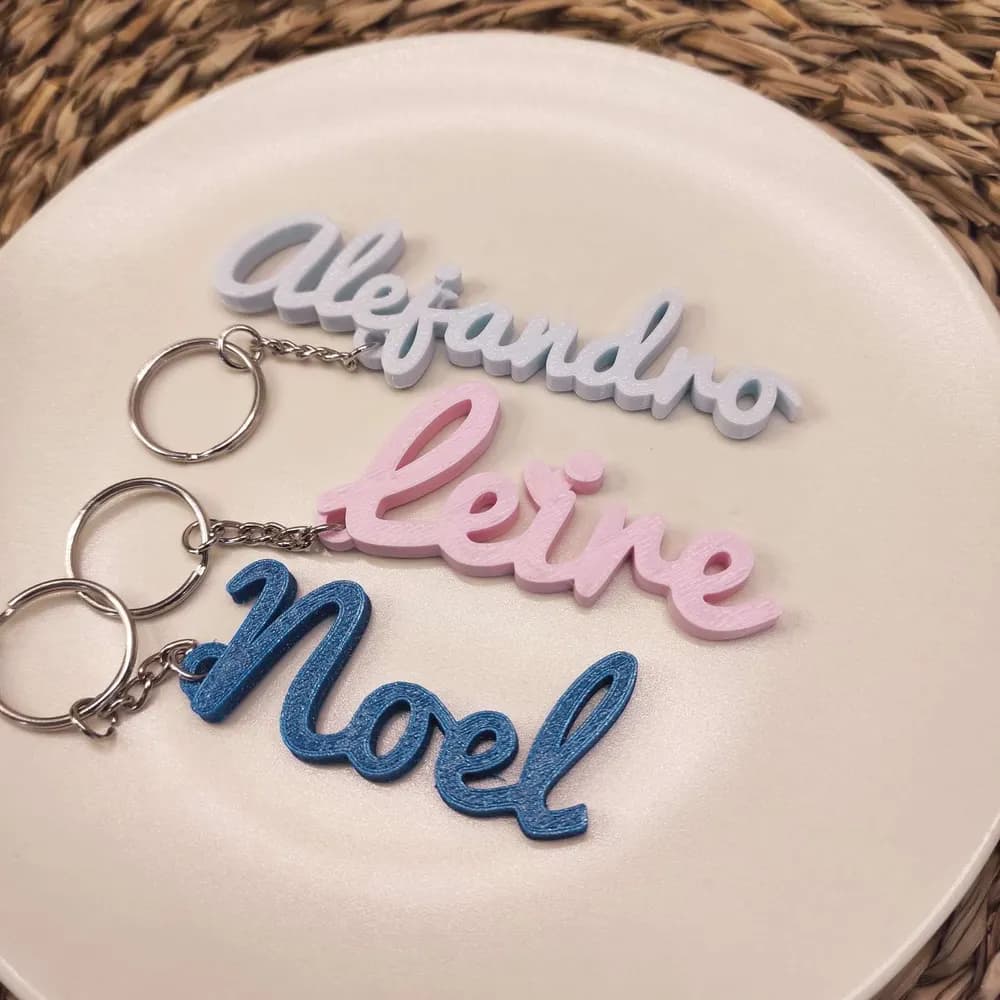 Llavero con nombre clásico