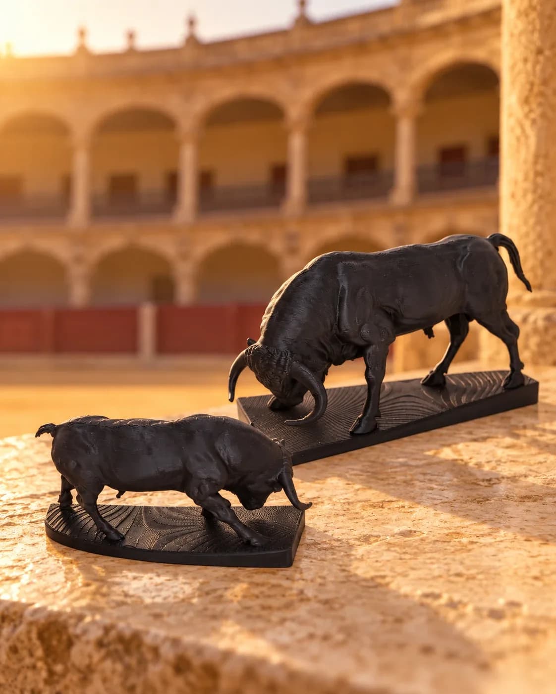 Toro bravo impreso en 3D